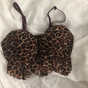Victoria’s Secret cheetah print push up bra